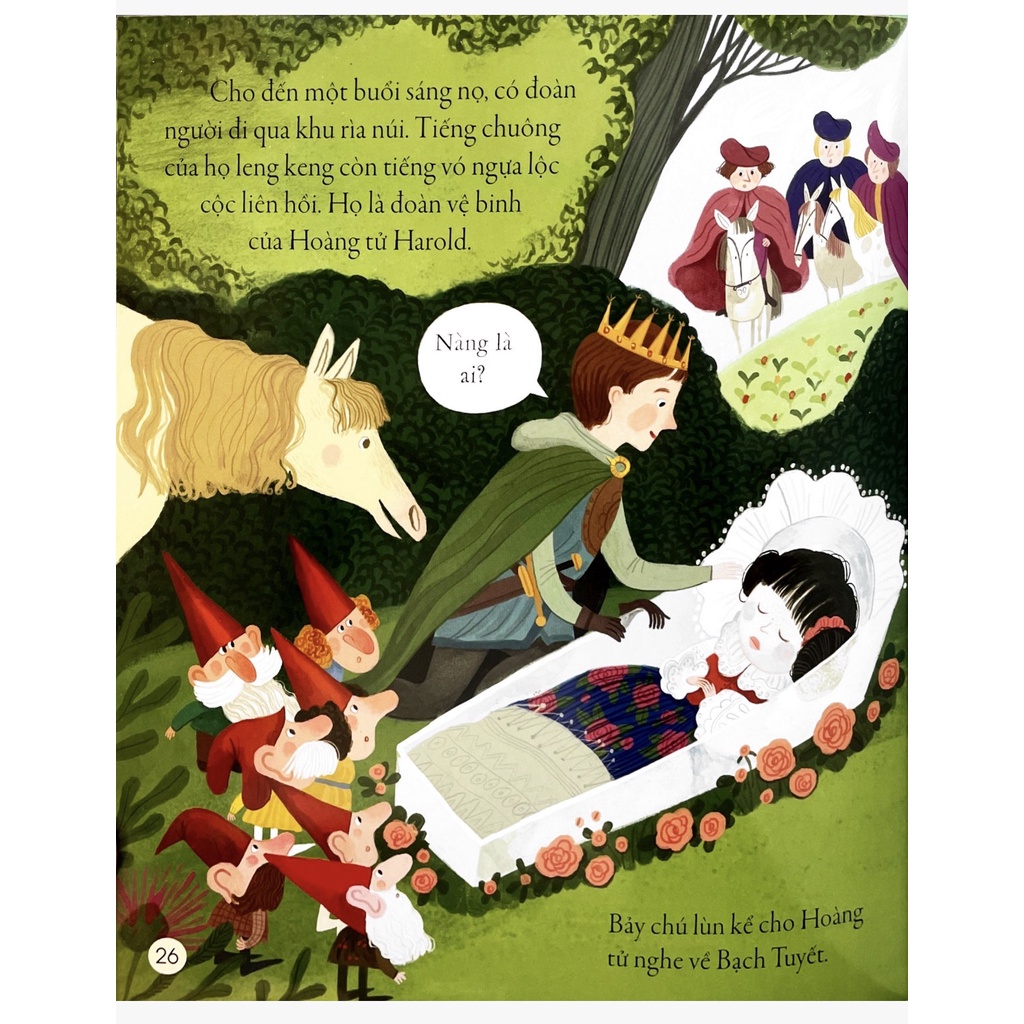 Sách - Truyện cổ tích kinh điển - Nàng bạch tuyết và bảy chú lùn - ndbooks