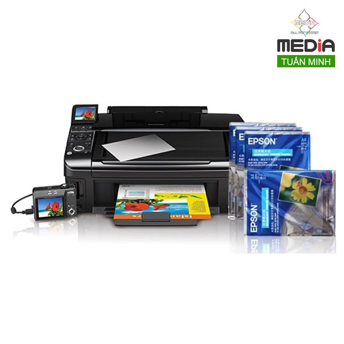 Giấy In Ảnh EPSON Giấy In Màu EPSON, Khổ A4, 1 Mặt Bóng, Định Lượng 230gsm, Xấp 20 Tờ, Giấy In Màu Giá Rẻ