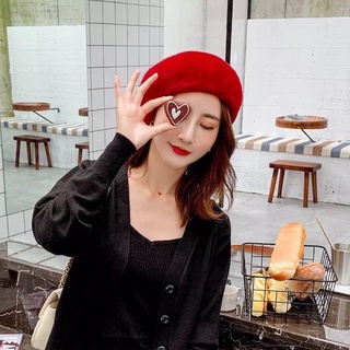 Mũ nồi beret lông thỏ cao cấp sịn mịn