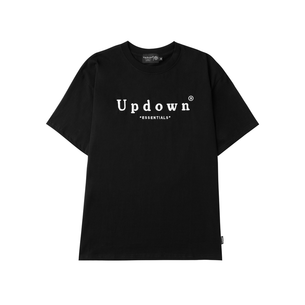 Áo thun UPDOWN Basic 2.0 - Unisex vải dày dặn thêu logo 2d sắc nét form oversize
