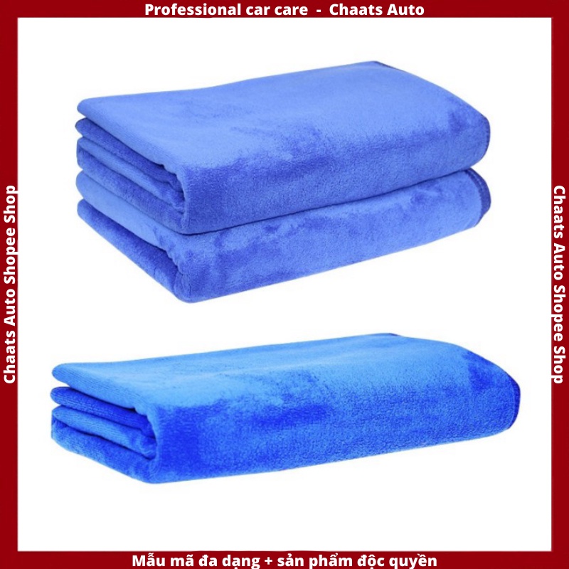 Khăn lau xe   Freeship  Khăn lau xe microfiber mềm mịn siêu thấm hút ( đa năng) 70cm x 30cm - màu ngẫu nhiên