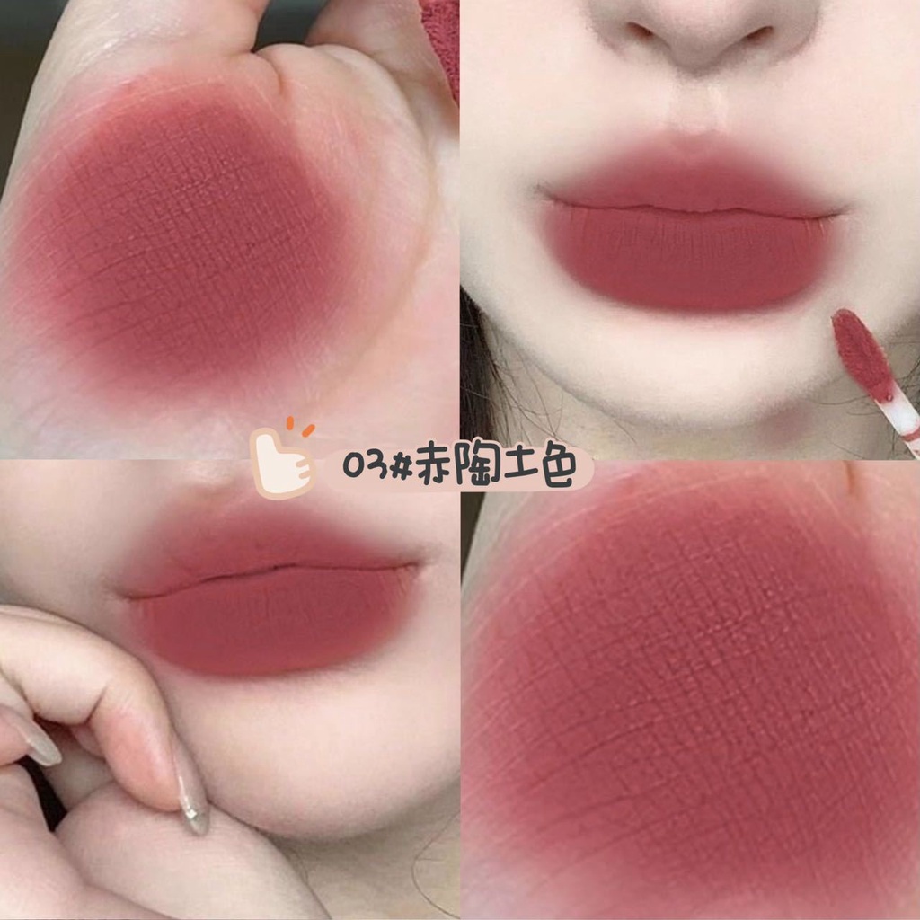 Son môi RIPE GIRL 6 màu tùy chọn chống thấm nước lâu trôi kết cấu mềm mịn như nhung