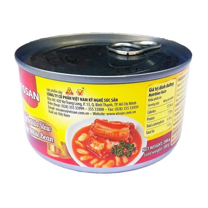Combo 4 Hộp Sườn Nấu Đậu Vissan 200g