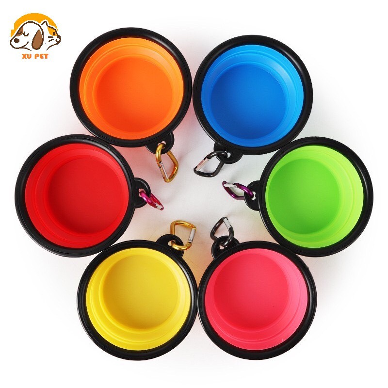 Bát Ăn Du Lịch Gấp Gọn Siêu Tiện Lợi Cho Chó Mèo