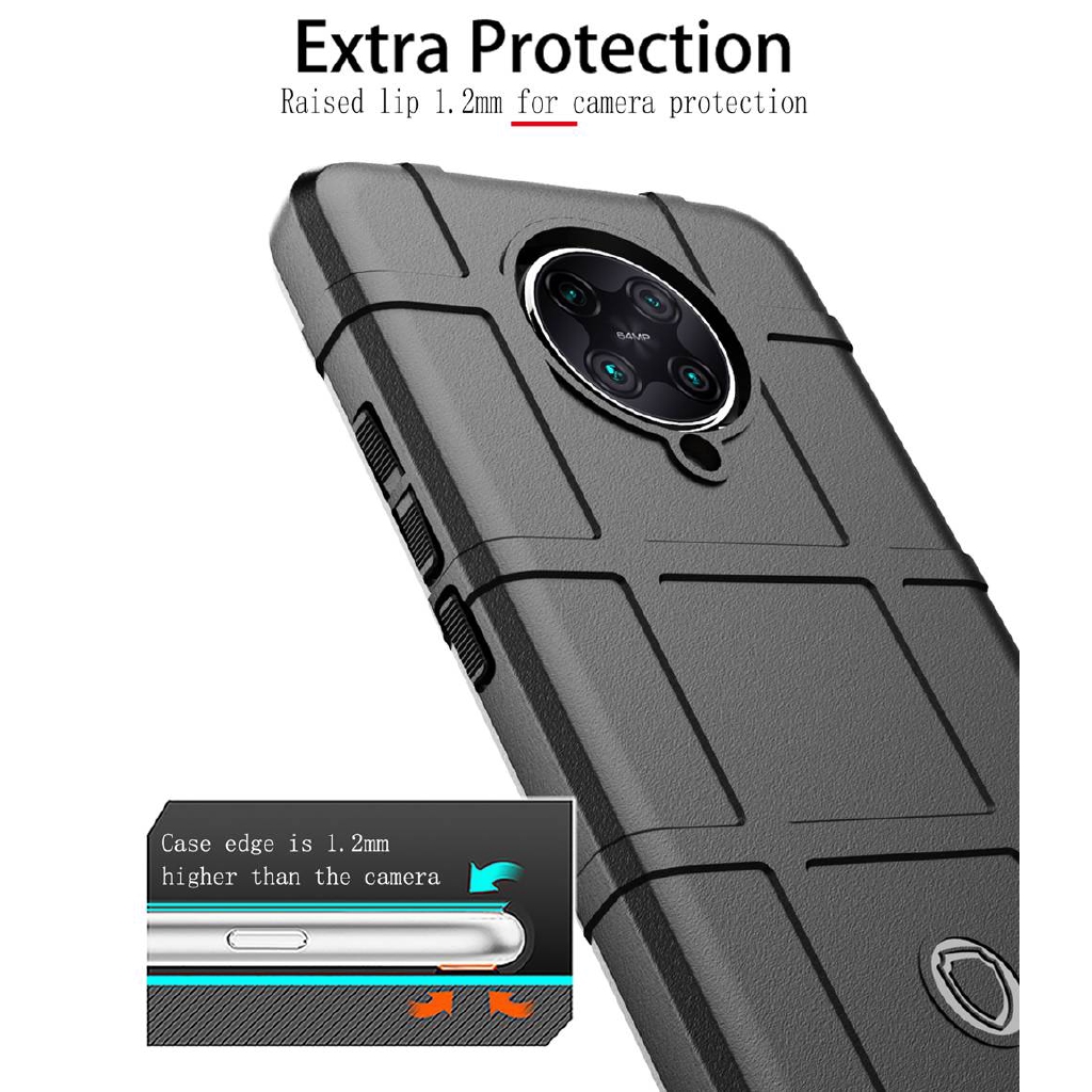 Xiaomi Poco F2 Pro / X2 Shockproof Casing Xiomi Redmi K30 Pro / K30i 5G Racing Soft TPU Airbag Cases Matte Silicone Back Cover