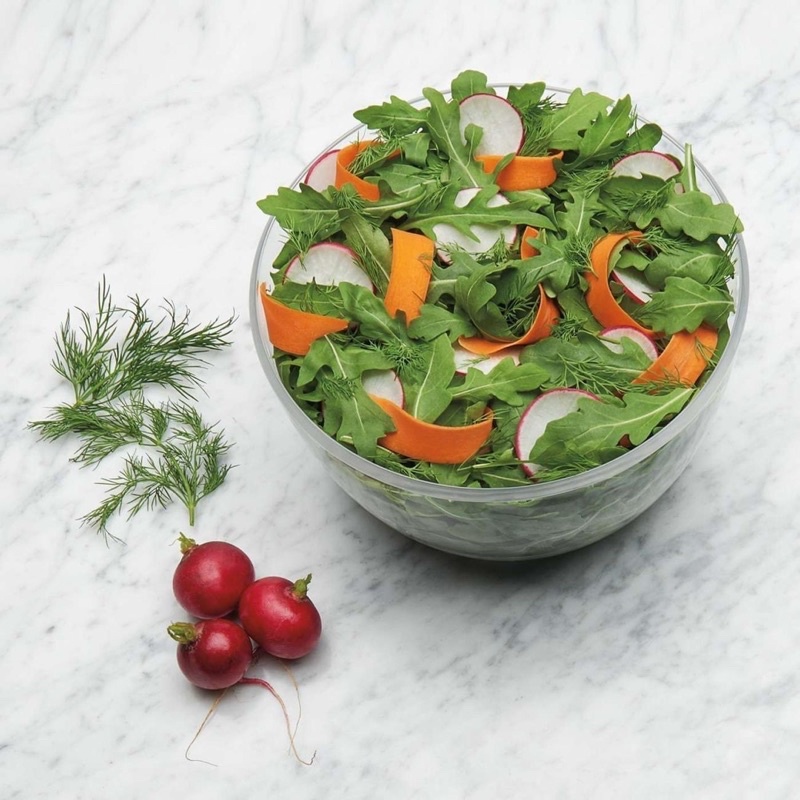 OXO Rổ quay rau Salad Spinner 3L-6L-Inox 6L