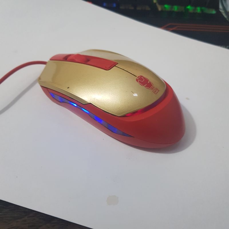 Chuột Eblue EMS145 iron man.chuột led game hàng thanh lý còn tốt