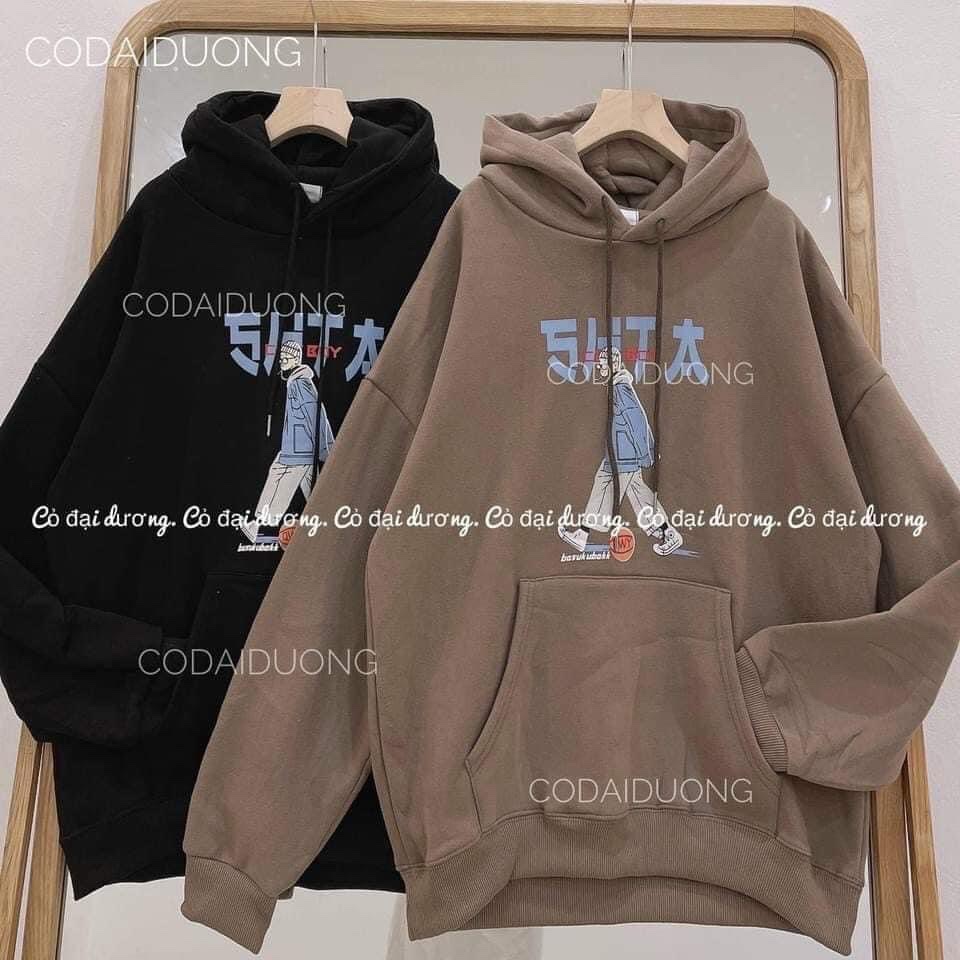 Áo Hoodie Nam Nữ Chữ Nhật Chất Nỉ Cotton From Rộng Nhiều Màu, Áo Hôdie Nữ | BigBuy360 - bigbuy360.vn