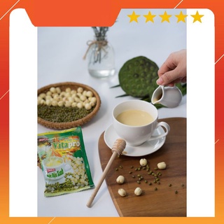 Bột đậu xanh hạt sen mật ong uống liền Vitapro 420g