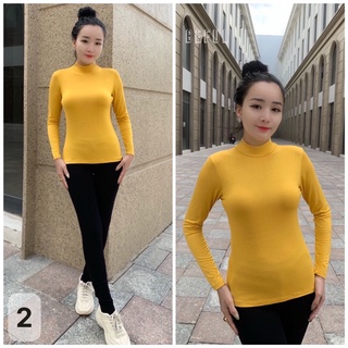 [HOT] Combo 2 ÁO GIỮ NHIỆT NỮ BEFUL CỔ 5P (inbox chọn màu)