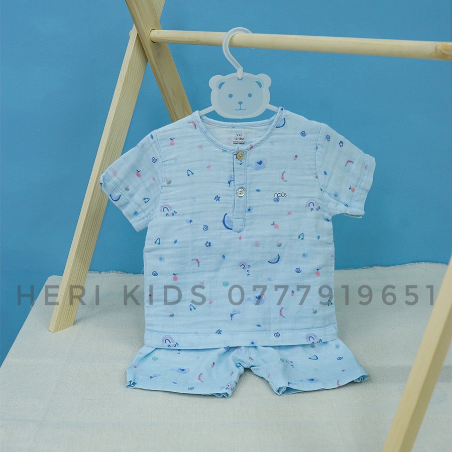 Bộ cộc tay Nous xô 12m - 24m cho bé 8kg - 11kg