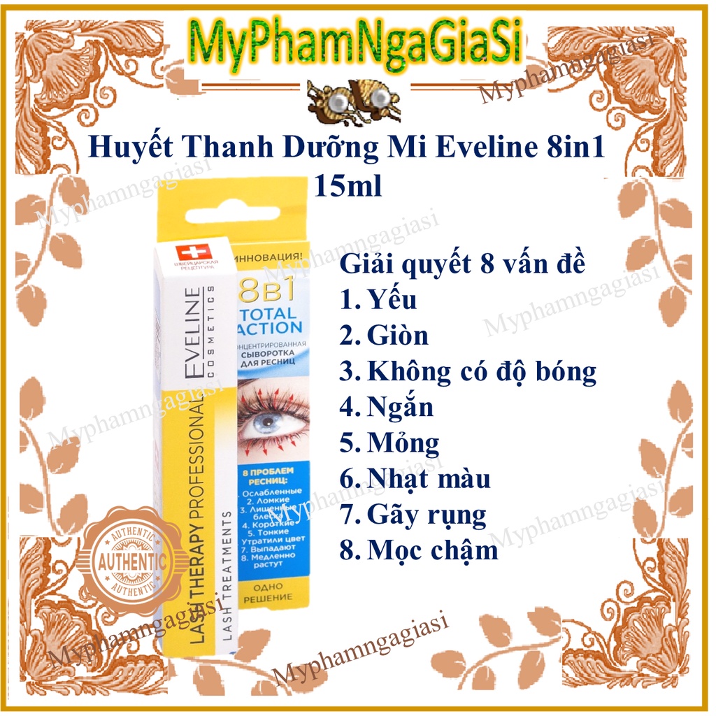 Huyết thanh Dưỡng mi Eveline 8in1