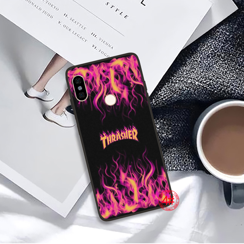 Ốp Điện Thoại Mềm Hình Logo Thrasher 64gb Cho Redmi 5 Plus 5a 6 Pro 6a 7 7a 8 8a