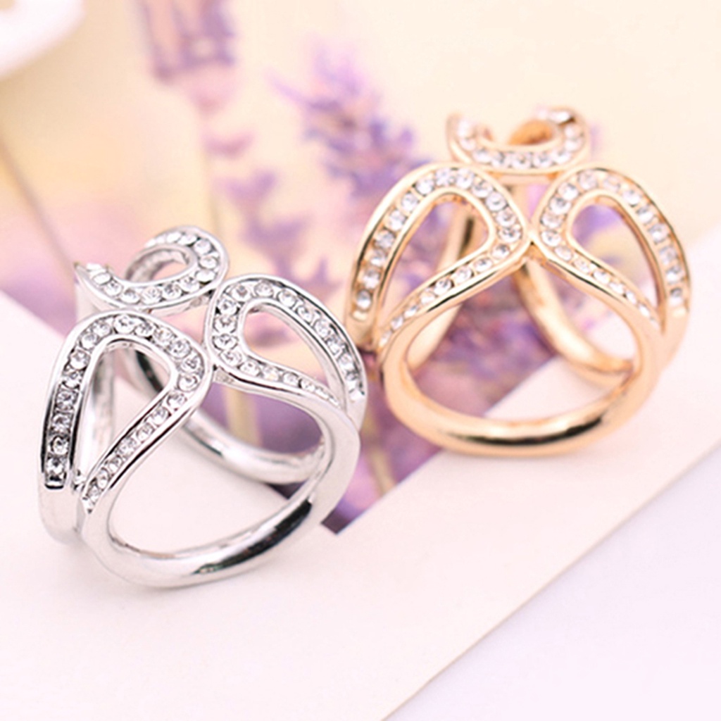 Nút giữ khăn choàng đính kim cương nhân tạo sành điệu