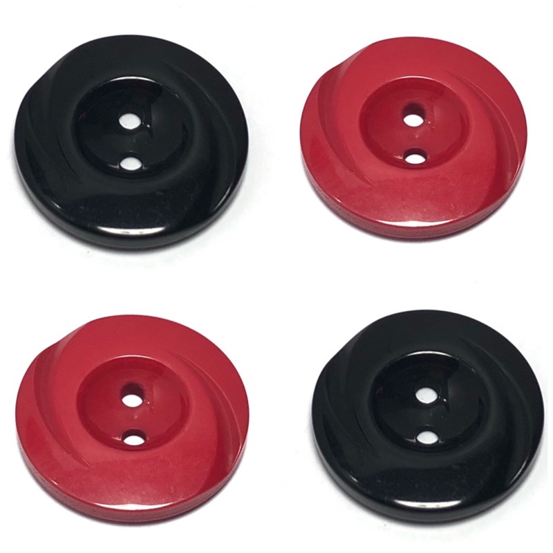 5 cái - Nút Áo cỡ lớn 30mm nhựa tốt bóng đẹp, họa tiết ấn tượng dùng trong thời trang: áo khoác, đầm, quần… sp handmade