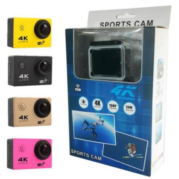 [ Xả hàng cuối năm] Camera hành trình thể thao 4K Wifi gắn xe máy A19 kết nối điện thoại - Có remote đi kèm | BigBuy360 - bigbuy360.vn