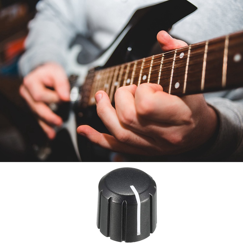 Set 40 Núm Vặn Chỉnh Âm Lượng Loại D Bằng Nhựa 15X13.5mm Đường Kính 6mm Chuyên Dụng Cho Guitar