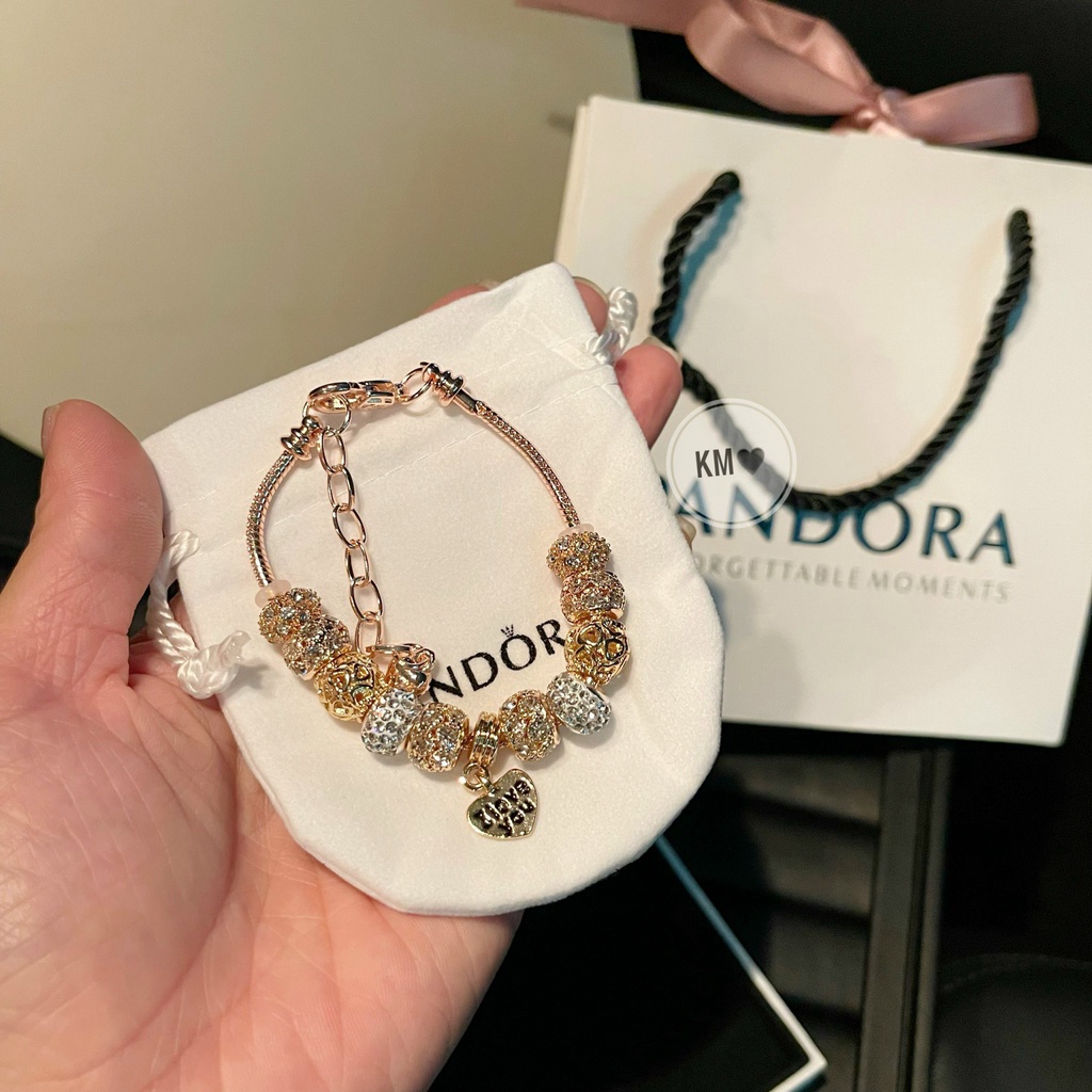 Vòng tay pandora, mai phương bùi, full charm pha lê nhiều màu , Phụ kiện lắc tay Hari korea accessoriea | BigBuy360 - bigbuy360.vn