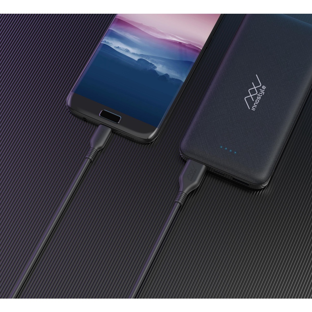 Cáp Innostyle USBA To MICRO Jazzy 1.2M Công Suất 10W Hàng Chính Hãng