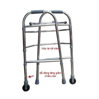 Khung tập đi inox việt nam cho người già