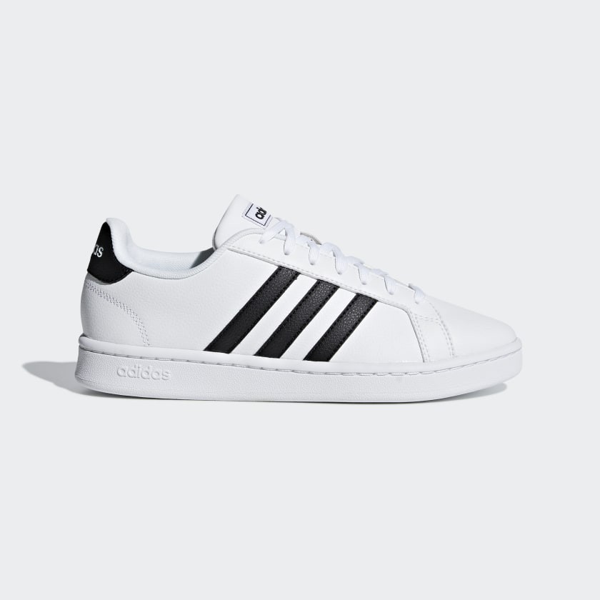 (100% chính hãng Adidas) Giày Adidas Grand Court “Black White” | BigBuy360 - bigbuy360.vn