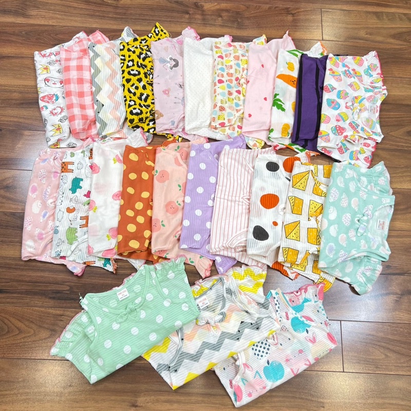 BỘ XUẤT NHẬT/ Cotton Bé Gái SÁT NÁCH (6kg-20kg)