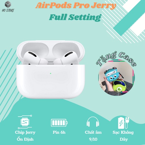 Jerry: Pin 5h, Đổi Tên, Định Vị, Xuyên Âm, Chống Ồn, Cảm Ứng Lực, Sạc Không Dây,1 Đổi 1