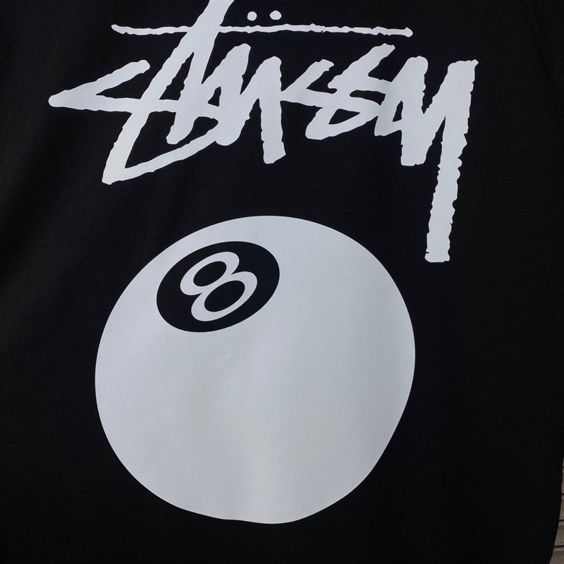 Áo Thun Stussy 8 Ball , Áo Thun Cộc Tay Chất Liệu 100% Cotton