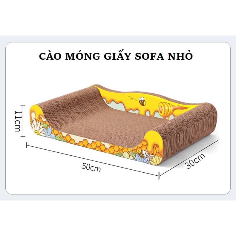 Bàn Cào Móng Giấy Sofa Cho Mèo