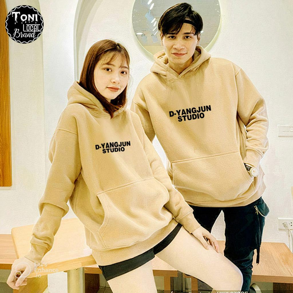 Áo Hoodie Local Brand YANGJUN nỉ bông cực dày form rộng Unisex giữ ấm chống nắng