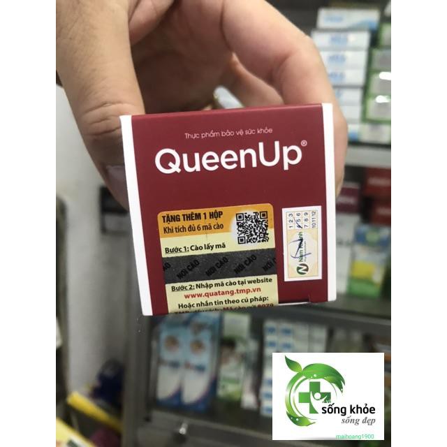 (CHÍNH HÃNG 6 TẶNG 1) QUEENUP- giảm triệu chứng bốc hoả, tiền mãn kinh
