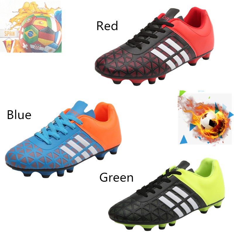 Giày bóng đá thể thao cho người lớn và trẻ em giày đá bóng đá banh 31-43 FG Soccer Shoes đá banh nam Messi cao cổ