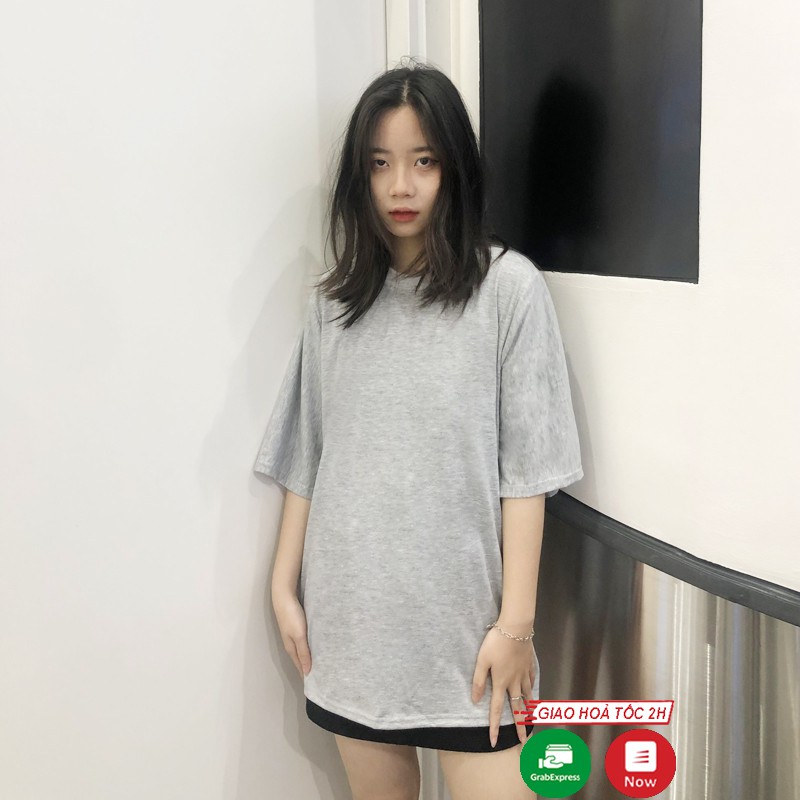 Áo thun trơn tay lỡ nam nữ streetwear basic phông unisex form rộng oversize nhiều màu TS024 | BigBuy360 - bigbuy360.vn
