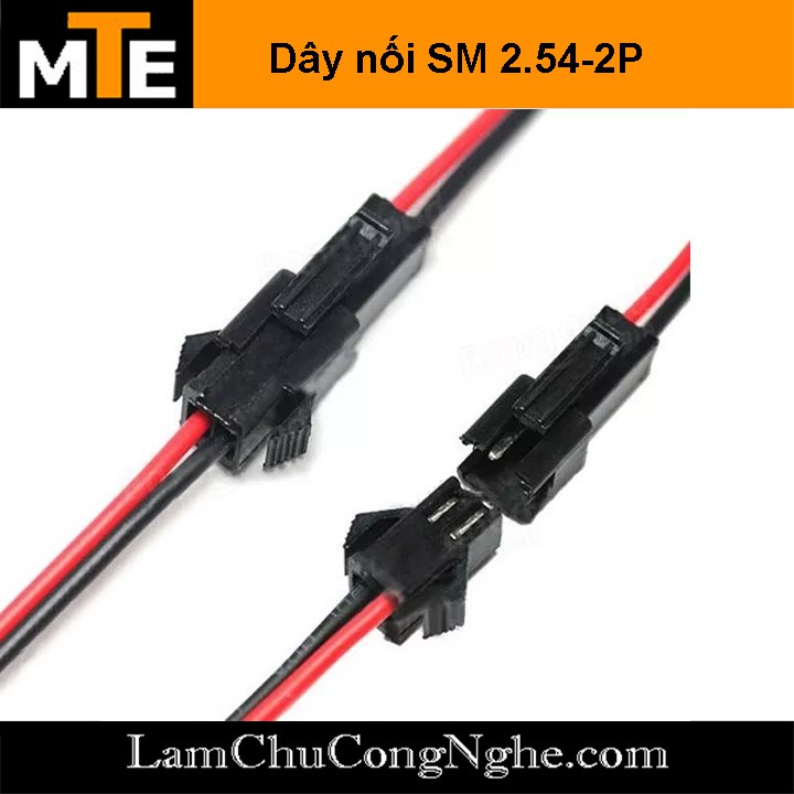 Cặp jack kết nối đực cái SM-2P, SM-3P, SM-4P 2.54mm