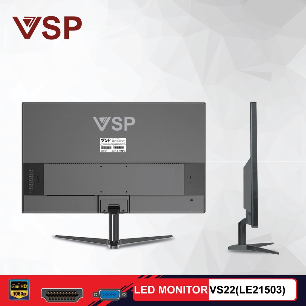 Màn hình máy tính 22inch VSP VS21.5 (LE21503) VGA HDMI FullHD 75Hz 5ms TN - Hàng chính hãng | WebRaoVat - webraovat.net.vn