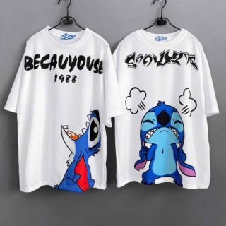 Áo thun 3D tay lỡ, form unisex