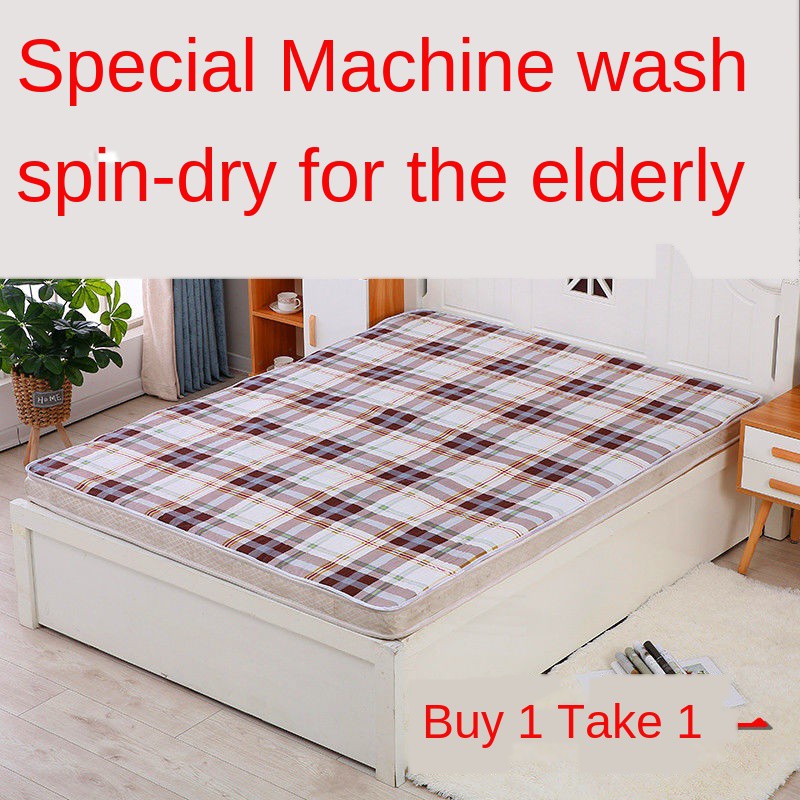 Đệm cotton lót giường chống thấm cỡ lớn có thể giặt được tiện lợi