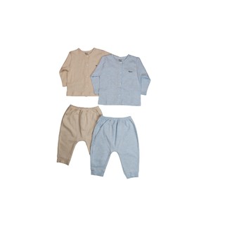 Sale off Body và bộ tay dài cài giữa cotton nhung Avaler cao cấp