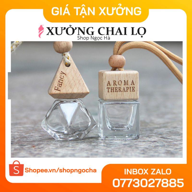 [GIÁ TỐT NHẤT] Lọ đựng tinh dầu treo xe 10ml chiết mỹ phẩm , phụ kiện du lịch