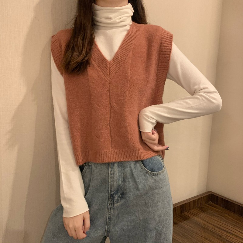 Áo Không Tay Cổ Chữ V Thời Trang Mùa Thu 2020 Dành Cho Nữ | BigBuy360 - bigbuy360.vn