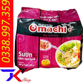 Mì khoai tây Omachi Sườn hầm ngũ quả 5 Gói
