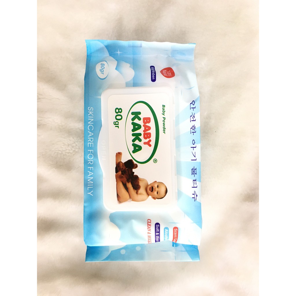 khăn Ướt Anpa Baby kaka wipes sky Loại Nhỏ 80 Tờ