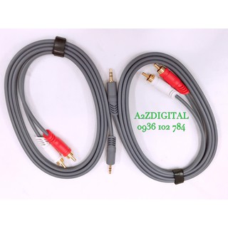 DÂY LOA CHUYỂN TỪ JACK CẮM 3.5mm SANG 2 JACK BÔNG SEN_RCA DÀI 1,5M DÂY JH DÀY CHẮC CHẮN