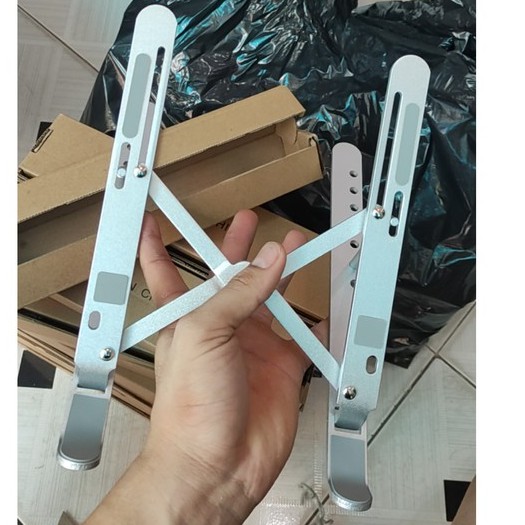 Giá Đỡ Laptop Stand Nhôm Hỗ Trợ Tản Nhiệt Có Thể Gấp Gọn Điều Chỉnh Độ Cao Để Máy Tính Xách Tay MacBook IPad 11-15 inch