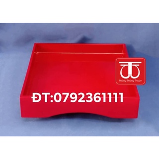 KHAY GỖ SƠN MÀI VUÔNG 25CM*25CM/ 30CM*30CM