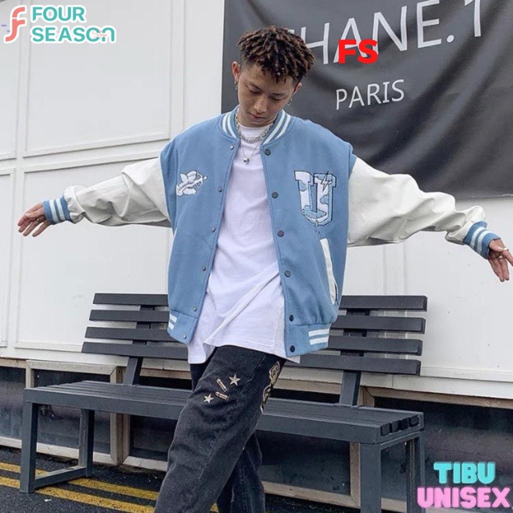 Áo khoác bomber nỉ unisex UNDERTRAP BBN06 FS jaket nam nữ chất lượng giá rẻ hottrend street style