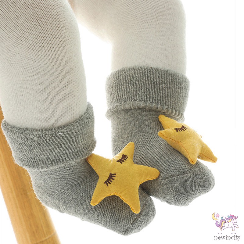 Đôi Tất Cotton Họa Tiết Hoạt Hình Nhiều Màu Tùy Chọn Chống Trơn Trượt Dễ Thương Thời Trang Cho Bé