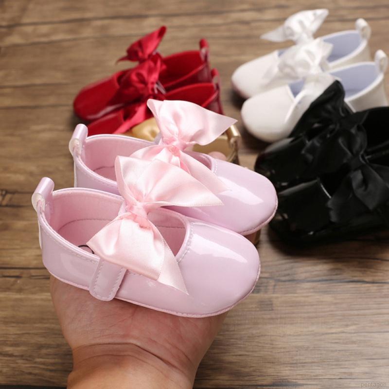 Giày tập đi đế mềm chống trượt cho bé gái từ 0-18 tháng tuổi