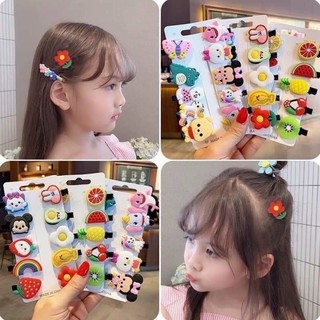 Sét 10 kẹp tóc cho bé siêu kute nhiều hình xinh xắn_HC61
