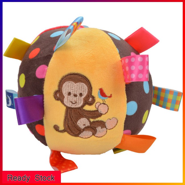 kl Baby Ball Plush Ball Toy Super soft comfort ball Easy to Grasp Bumps Help Develop Motor Skills